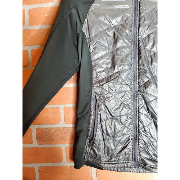 LL Bean Black Gray Wind Breaker Jacket Womens Size M - Picture 3 of 8